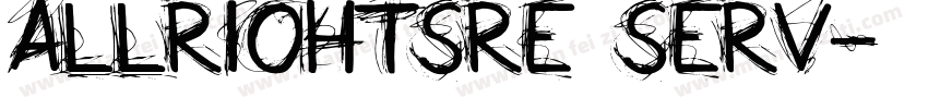 ALLRI0HTSRE SERV字体转换
